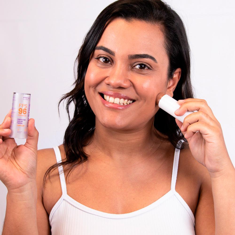 Pink Cheeks Pro Stick FPS 96 FPUVA 43 Pro40 Protetor Solar Facial com Cor 14g - 2
