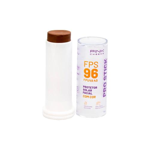Pink Cheeks Pro Stick FPS 96 FPUVA 43 Pro50 Protetor Solar Facial com Cor 14g