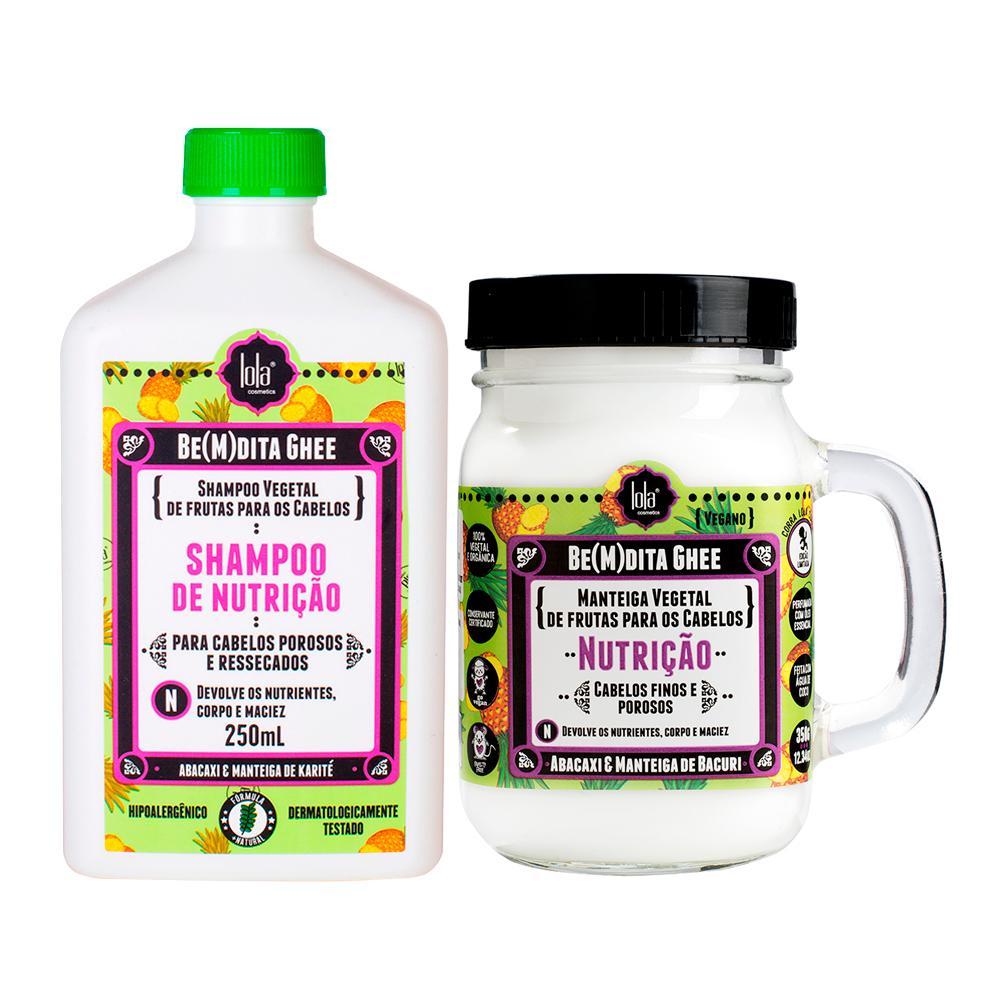 Kit Lola Cosmetics Nutrição Be(m)dita Ghee - Shampoo de Nutrição e Máscara de Nutrição 350g - 1