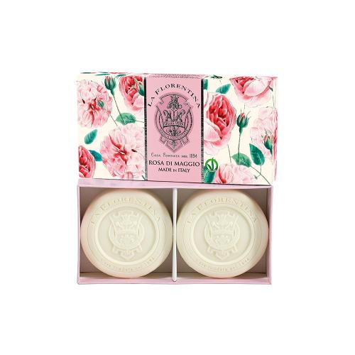 Kit La Florentina Rosa de Maio Sabonete em Barra 2x115g