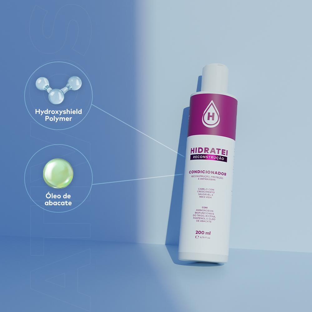 Hidratei Reconstrução Condicionador 200ml - 3