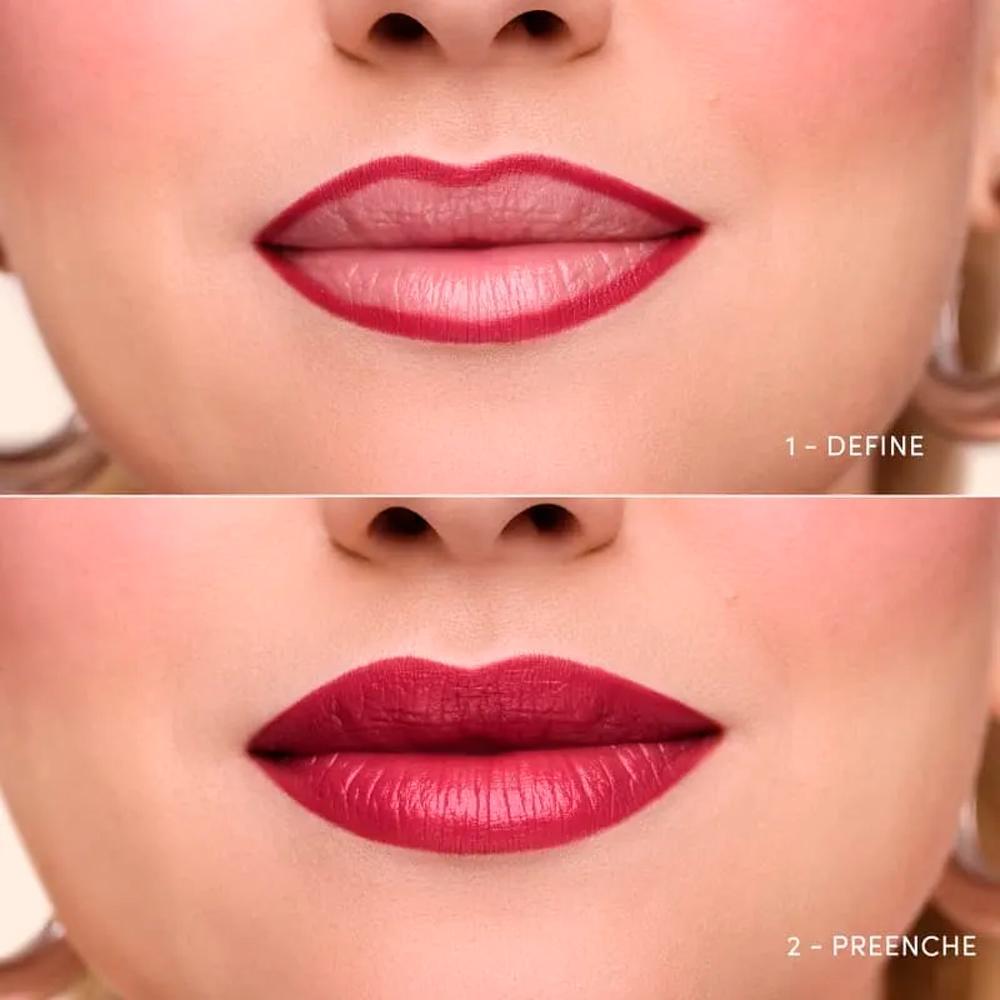 Eudora Niina Secrets Perfect Match Batom Duo Vermelho 1,65G - 4