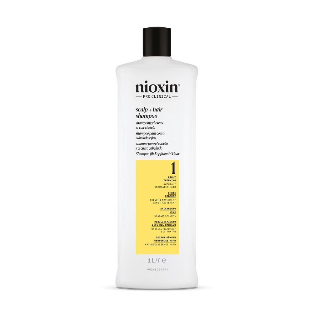 Nioxin Volume & Thinning Sistema 1 Natural Shampoo 1000Ml - 1