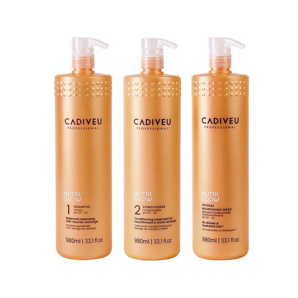 Kit Cadiveu Nutri Glow Shampoo 980ml + 2 Produtos - 1
