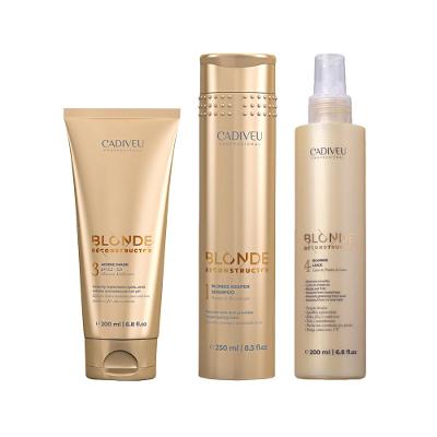 Kit Cadiveu Blonde Reconstructor Keeper Sh 250ml +2 Produtos