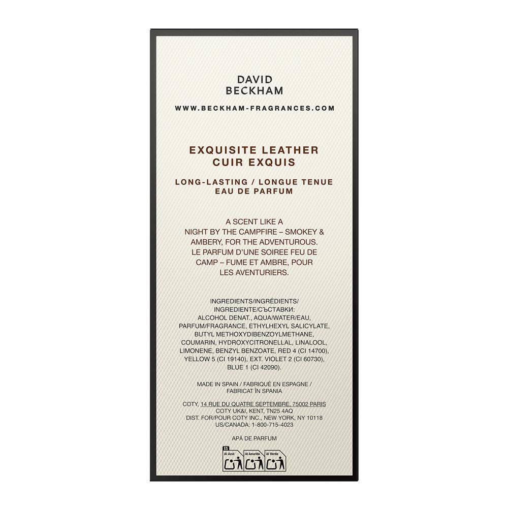David Beckham The Collecion Exquisite Leather Edp Masc 100ml - 7