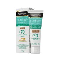 Neutrogena Sun Fresh Protetor Solar Facial Para Pele Oleosa Pele Negra Fps 70 40G - 2