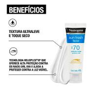 Neutrogena Sun Fresh Protetor Solar Facial Fps70 40G - 7