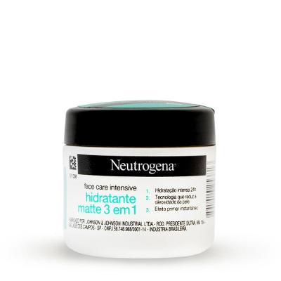 Neutrogena Deep Clean Hidratante Facial Matte 3 Em 1 100G