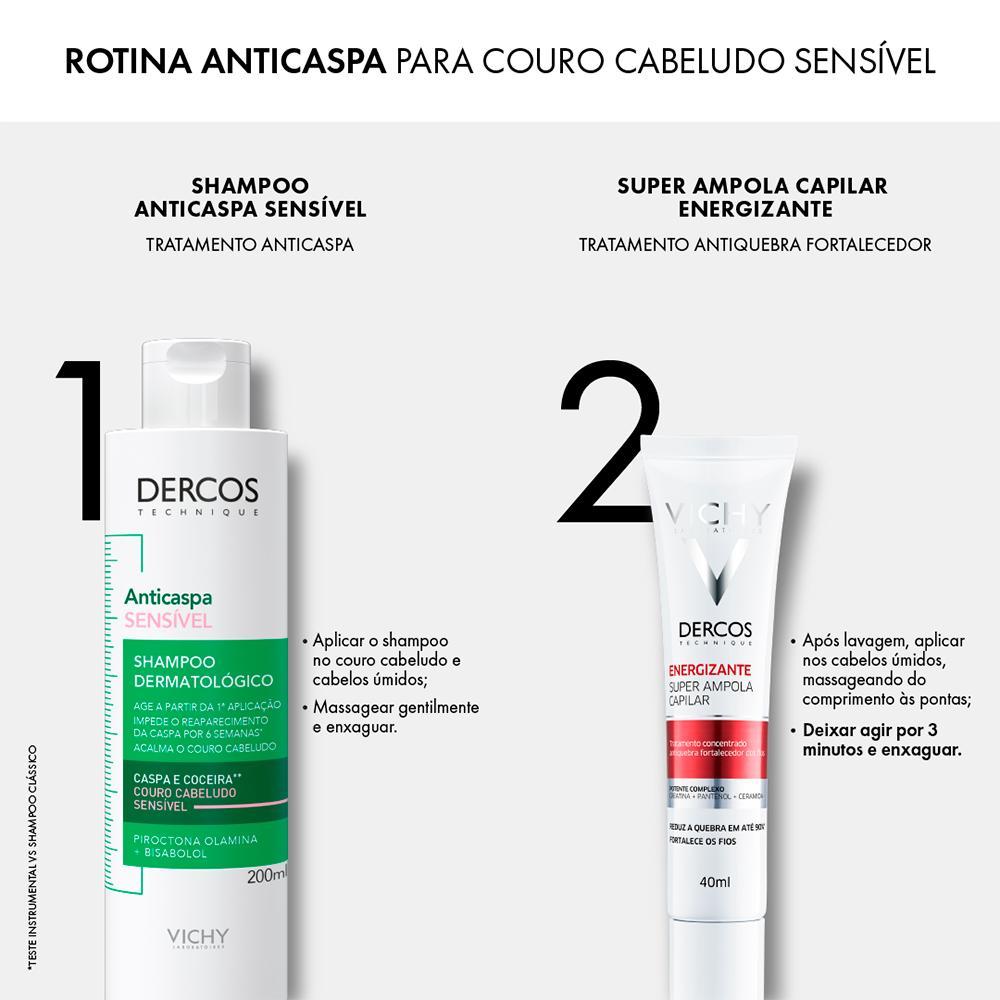 Vichy Dercos Anticaspa Sensível Shampoo 200ml - 6