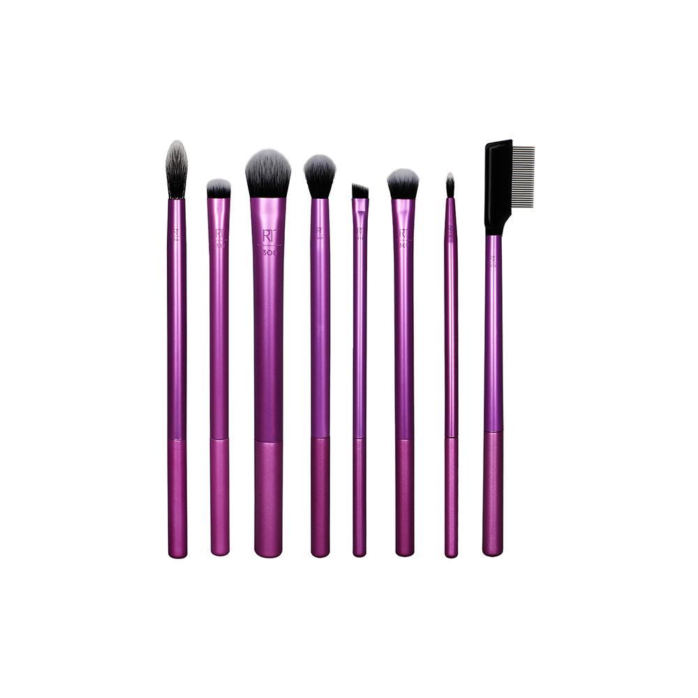 Real Techniques Everyday Eye Essentials Kit de Pincéis para Maquiagem Roxo - 1