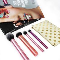 Real Techniques Everyday Essentials Set Kit de Pincéis para Maquiagem Roxo - 3