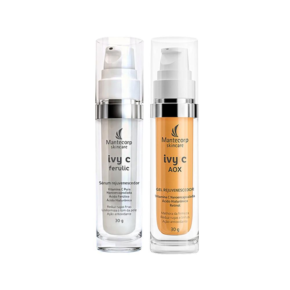 Kit Facial Mantecorp Ivy C - Gel e Sérum Rejuvenescedor 30g - 1