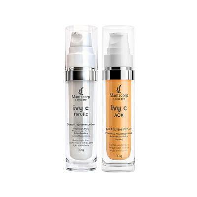 Kit Facial Mantecorp Ivy C - Gel e Sérum Rejuvenescedor 30g