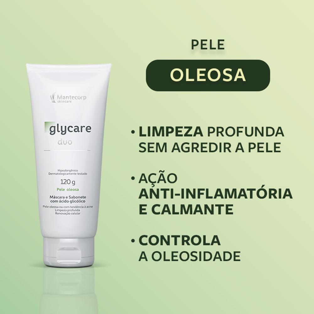 Mantecorp Glycare Duo Sabonete Facial Líquido 120g - 3