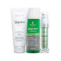 Kit Facial Mantecorp Glycare - Sabonete de Limpeza Profunda e Solução Antioleosidade e Sérum 30ml - 1