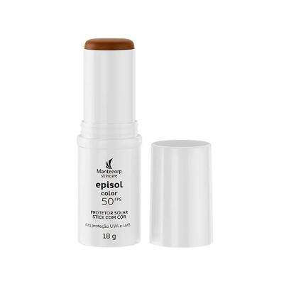 Mantecorp Episol Stick Médio Protetor Solar Escuro Fps50 18g