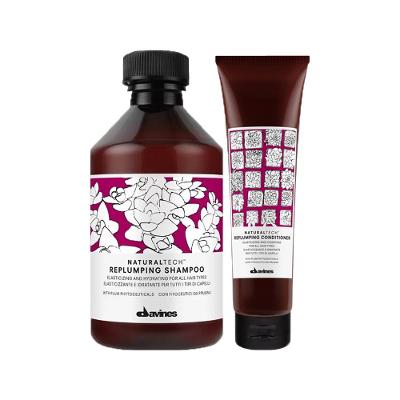 Kit Davines Natural Tech Replumping - Sh e Cond