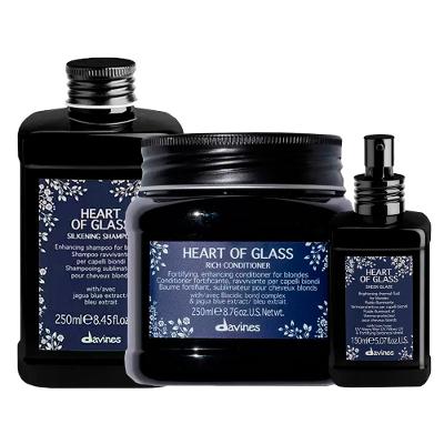 Kit Davines Heart Of Glass -Sh e Cond 250ml e Leave In 150ml