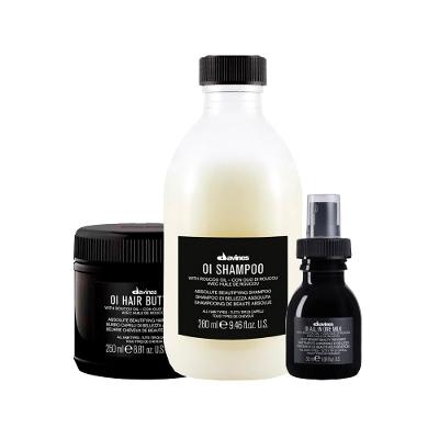 Kit Davines Oi - Sh e Másc de Nutrição e Leave-In