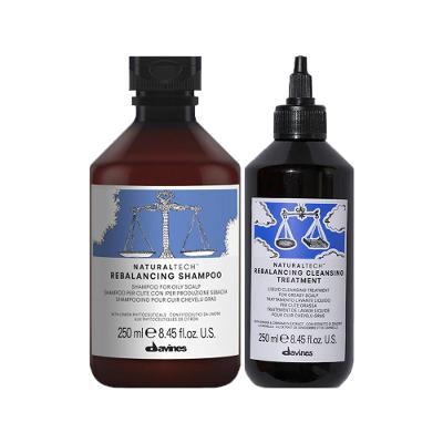 Kit Davines Natural Tech Rebalancing - Sh e Tratamento