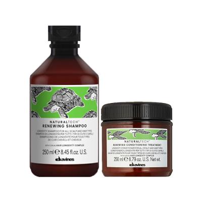 Kit Davines Natural Tech Renewing - Sh e Cond