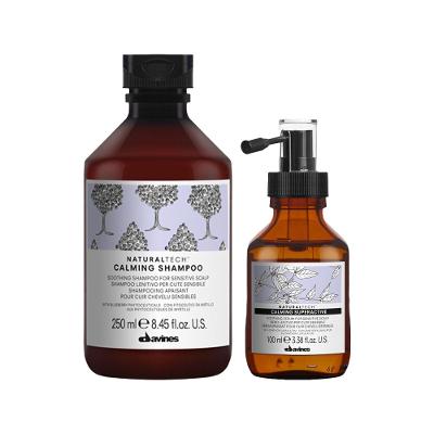 Kit Davines Natural Tech Calming - Sh e Sérum Calmante