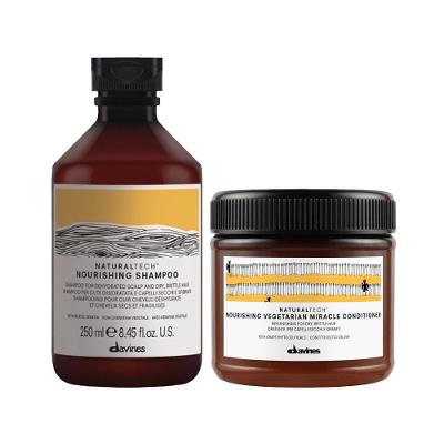 Kit Davines Natural Tech Nourishing - Sh e Cond