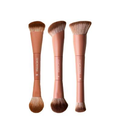 Kit Mascavo Pro Series Pincel de Maquiagem Duplo - 3 Unidades