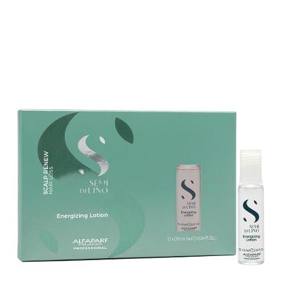 Kit Alfaparf Milano Professional Semi Di Lino Scalp Renew Ampola 10ml - 12 Unidades