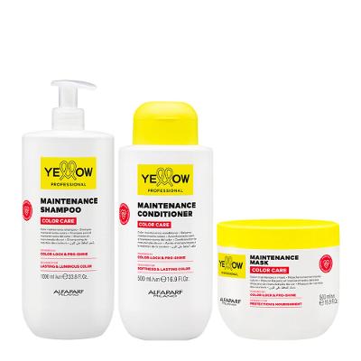 Kit Yellow Professional Color Care Shampoo 1000ml + Condicionador 500ml + Máscara 500ml