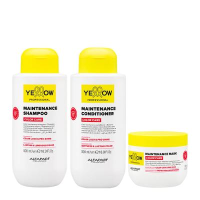 Kit Yellow Professional Color Care Shampoo 500ml + Condicionador 500ml + Máscara 300ml