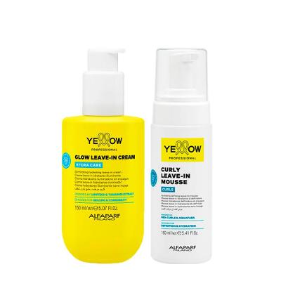 Kit Yellow Professional Hydra Care Leave-In 150ml + Leave-In Em Mousse 160ml