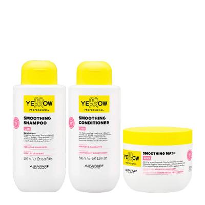 Kit Yellow Professional Liss Shampoo 500ml + Condicionador 500ml + Máscara 300ml