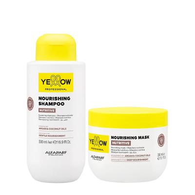 Kit Yellow Professional Nutritive Shampoo 500ml + Máscara 300ml