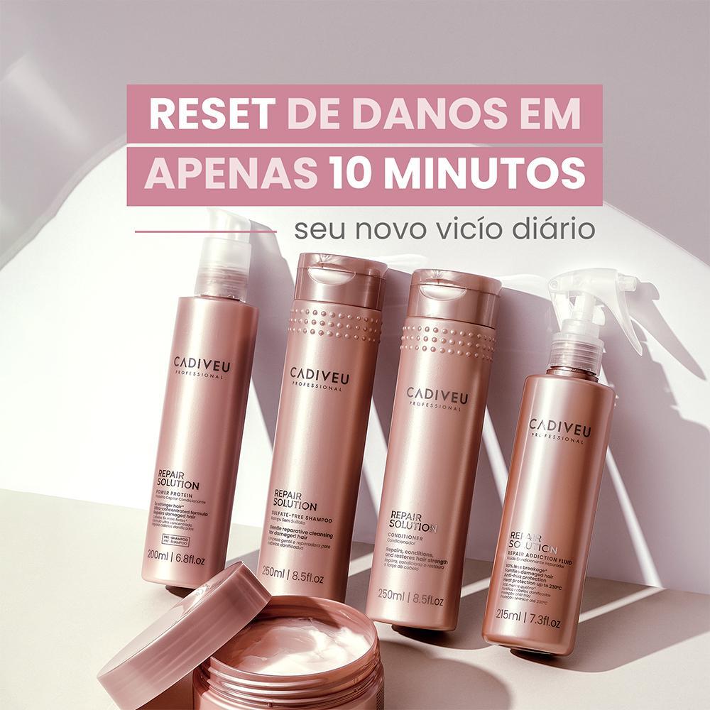 Cadiveu Professional Repair Solution Shampoo Sem Sulfato Reparador 250ml - 3