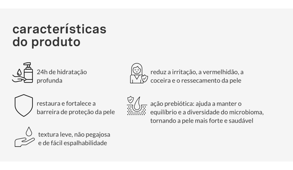 HIDRATANTE PARA CORPO E ROSTO PROFUSE HIDRADEEP CALM PELE SECA E SENSÍVEL 400G - 3