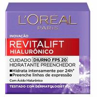 CREME ANTI-IDADE L'ORÉAL PARIS - REVITALIFT HIALURÔNICO DIURNO FPS 20 – 49G - 2