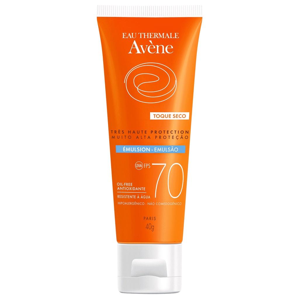 Protetor Solar Facial Avène Emulsão Toque Seco Cor Universal FPS70 - 40g - 1