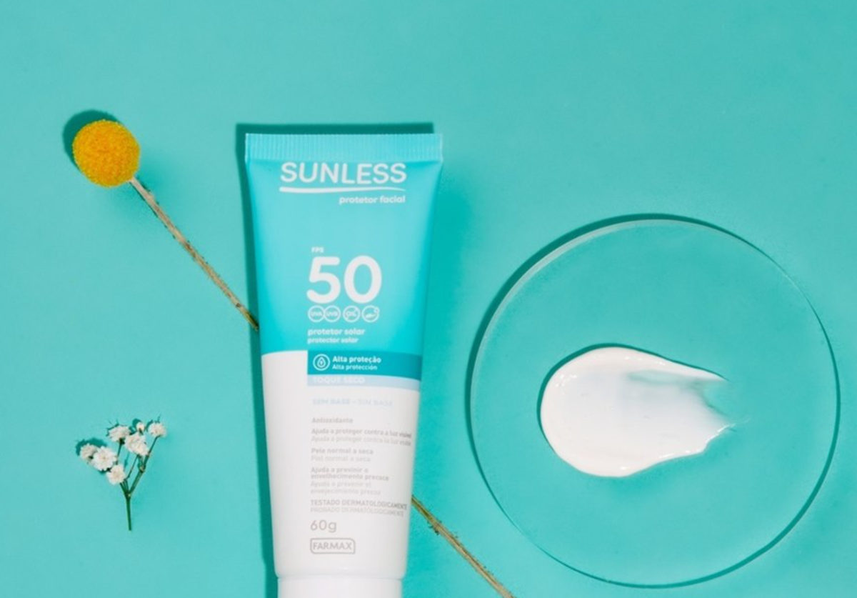Protetor Solar Facial Sunless FPS 50 com 60g - 2