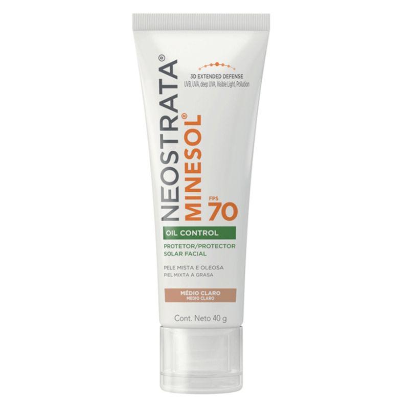 protetor solar neostrata minesol fps70 oil control facial cor médio claro com 40g - 2
