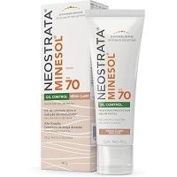 protetor solar neostrata minesol fps70 oil control facial cor médio claro com 40g - 1