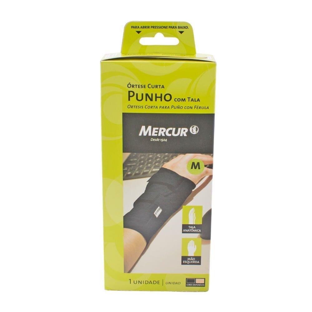 ÓRTESE PARA PUNHO COM TALA TAMANHO M MERCUR - 1