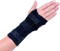 ÓRTESE PUNHO COM TALA BILATERAL MERCUR PRETA G - 2