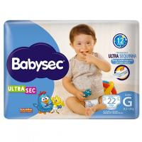 FRALDA BABYSEC ULTRASEC GALINHA PINTADINHA G 22 UNIDADES - 1