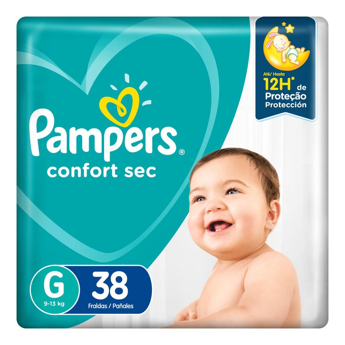 FRALDA PAMPERS CONFORT SEC G 38 UNIDADES - 1