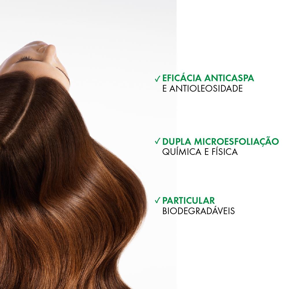 SHAMPOO ESFOLIANTE ANTICASPA COM ÁCIDO SALICÍLICO VICHY DERCOS MICROPEEL 150ml - 5