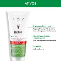 SHAMPOO ESFOLIANTE ANTICASPA COM ÁCIDO SALICÍLICO VICHY DERCOS MICROPEEL 150ml - 3