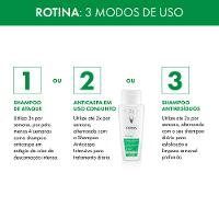 SHAMPOO ESFOLIANTE ANTICASPA COM ÁCIDO SALICÍLICO VICHY DERCOS MICROPEEL 150ml - 8