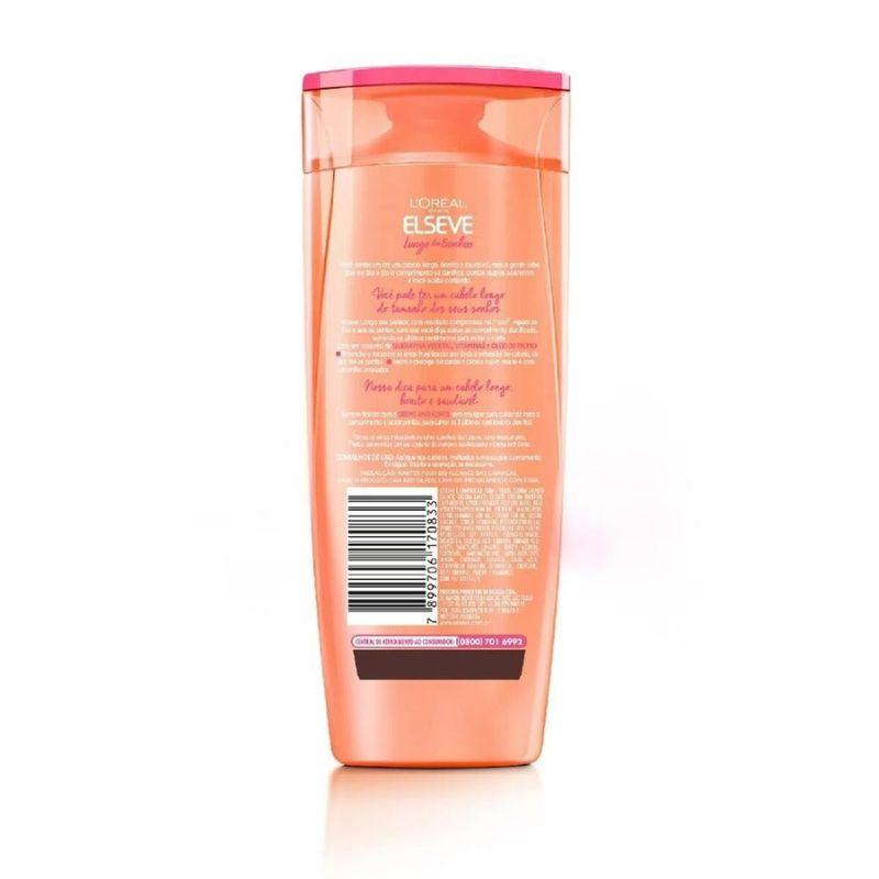 SHAMPOO ELSEVE LONGO DOS SONHOS SALVADOR 400ML - 4